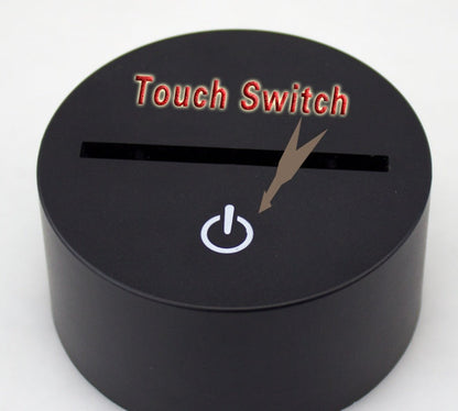 3D LED Touch Night Lights Christmas Decorations