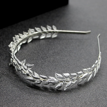 Golden Leaf Bridal Headband
