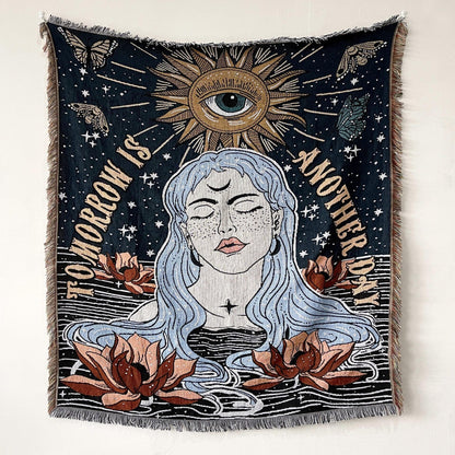 Evil Eye Beach Blanket Fashion Towel Camping Mat Picnic Rug Demon Eye Home sofa Throw Blanket Camp Tent Outdoor Deco