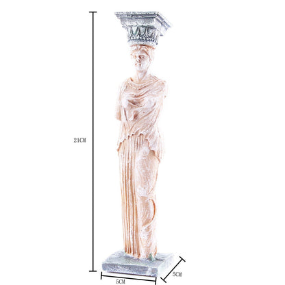 Broken arm Venus goddess fish tank ornament
