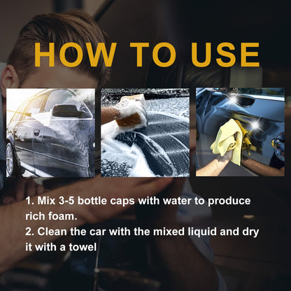 High Concentration Foam Car Cleaner, Deep Cleaning Vehicle Paint Dirt Maintenance Retreader