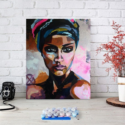 Abstract body painting art oil painting