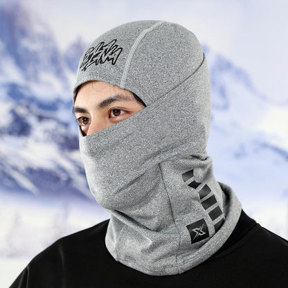 Velvet Windproof Ski Head Cover Protective Mask
