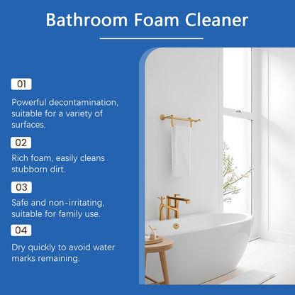 Bathroom Foam Cleaner Tile Glass Bathtub Water Stain Scale Cleaning Cleaner