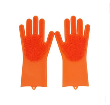 Silicone Heat-Resistant Scrubbing Gloves