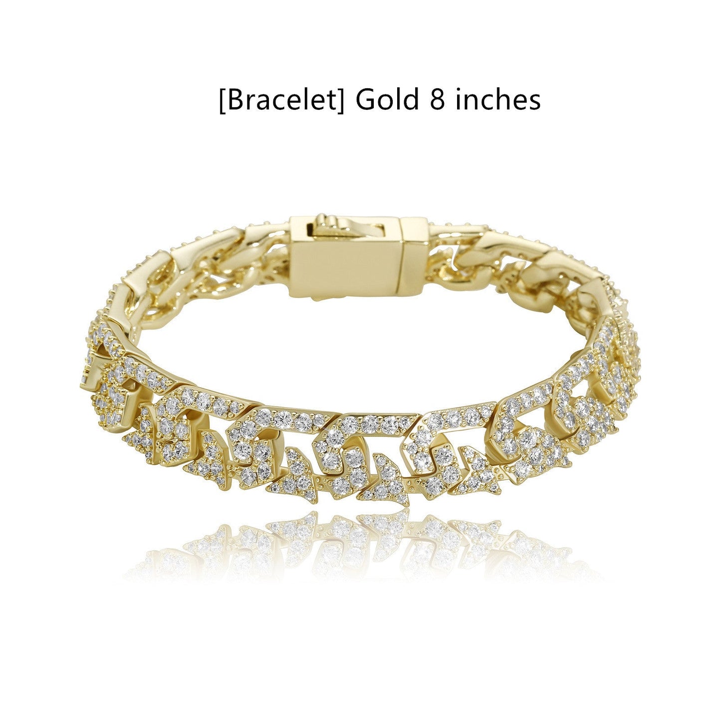 10mm Full Diamond Cuban Link Necklace