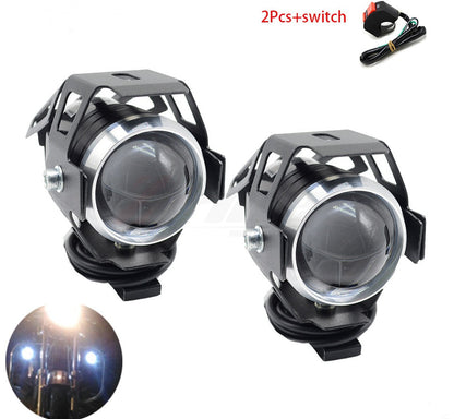 Waterproof LED U5 Motorcycle Headlight Spotlight