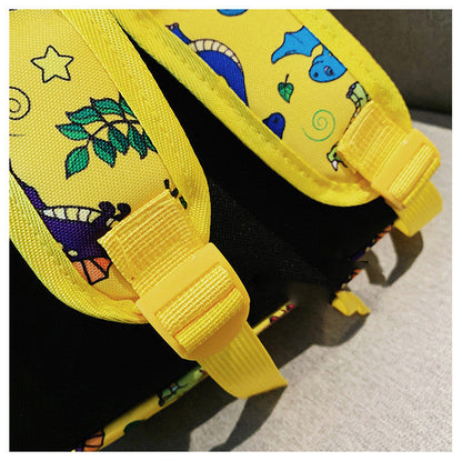 Dinosaur Cartoon Nylon Student Schoolbag for Children