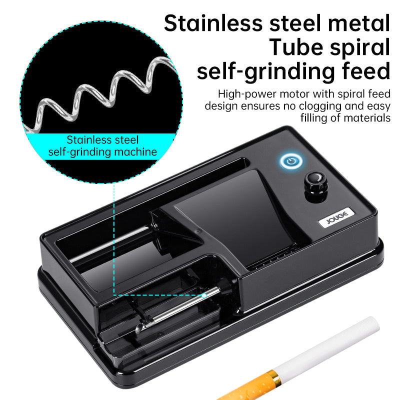 New 3-in-1 Auto Cigarette Rolling Machine – Electric, Smart Sensing, 6.5/8mm Tubes.