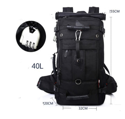 Men's Large Capacity Oxford Hiking Backpack – Multifunctional Outdoor Bag