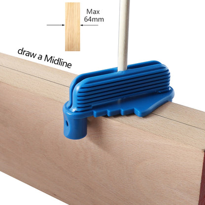 Center Finder Line Scriber Marking Gauge Center Offset Scribe For Woodworking Tools Contour Gauge Fits Standard Wooden Pencils
