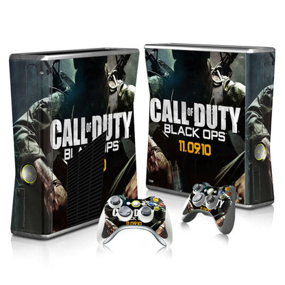 Xbox 360 Slim Full Body Color Membrane Stickers with Scratch-Resistant Protection