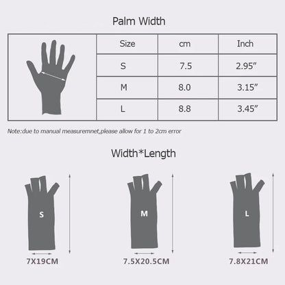 Indoor Writing Copper Fiber Health Care Half Finger Rehabilitation Training Joint Pain Relief Gloves Pressure Gloves
