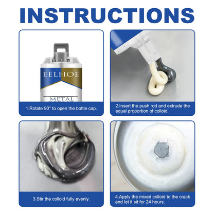 Metal Repair Glue, Crack Filling And Leak Plugging Quick Dry Crack High Temperature Welding Metal Repair Agent