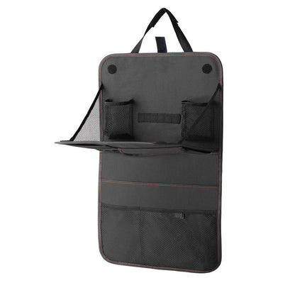 Car Seat Back Organizer with Foldable Tray