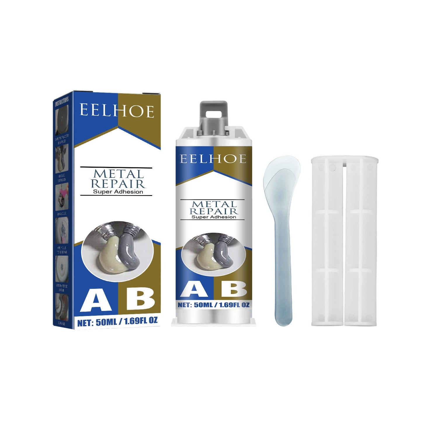 Metal Repair Glue, Crack Filling And Leak Plugging Quick Dry Crack High Temperature Welding Metal Repair Agent