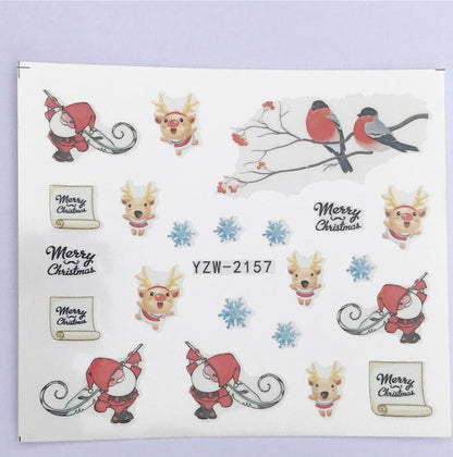 Christmas Water Transfer Nail Stickers