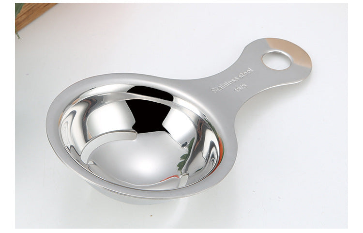Stainless steel egg separator