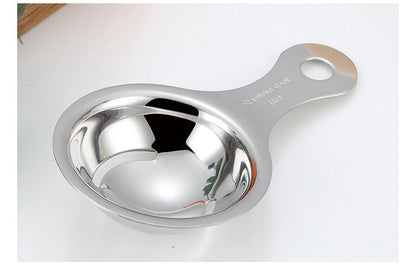 Stainless steel egg separator