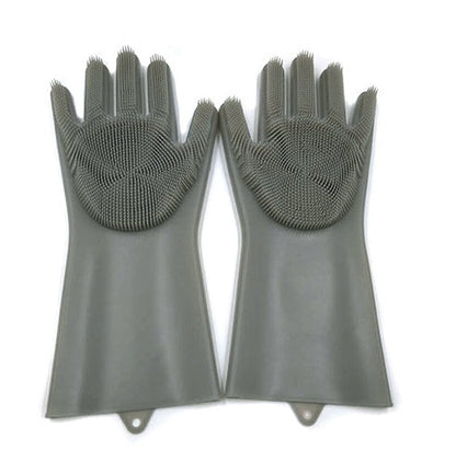 Silicone Heat-Resistant Scrubbing Gloves