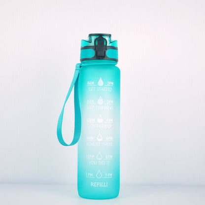 1000ml Transparent Kawaii Water Bottle with Infuser