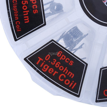 48pcs Pre-Built Coils Set for RTA/RDA