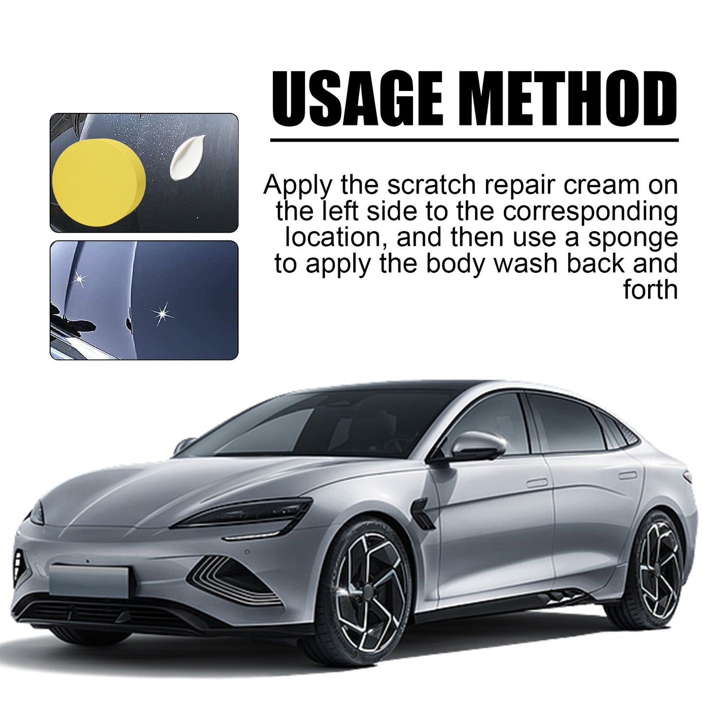 Car Scratch Repair Paste, Automotive Finish Scratch Deep Repair Finish Polishing Reconditioning Cream