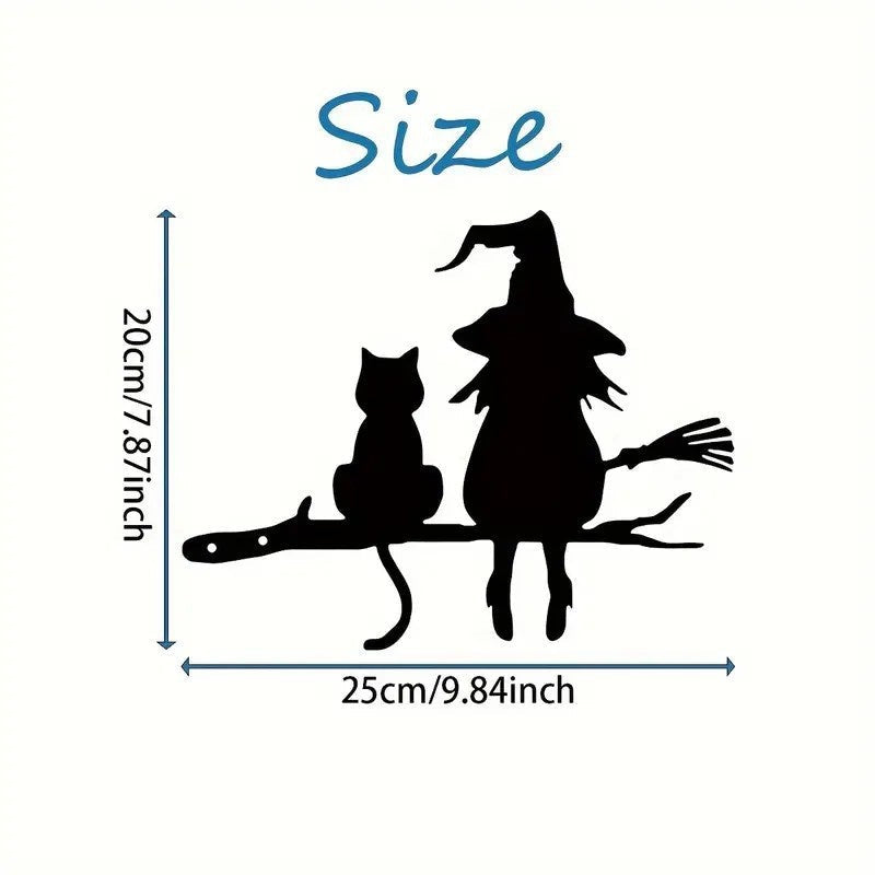 Metal Wall Art Iron Silhouette Wall Decor for Living Room and Bedroom Creative Home Mural Decorations