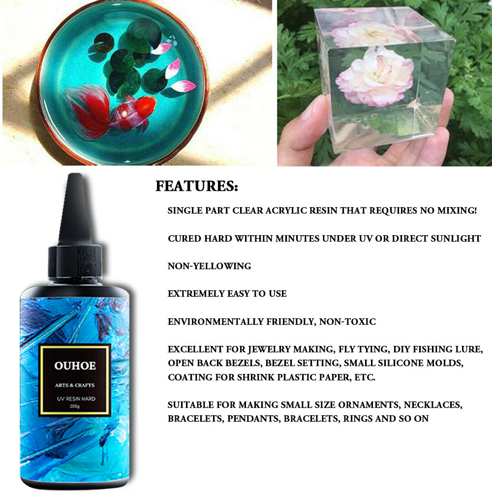 Shadowless Glue UV Acrylic Ceramic Adhesive UV Curable Adhesive