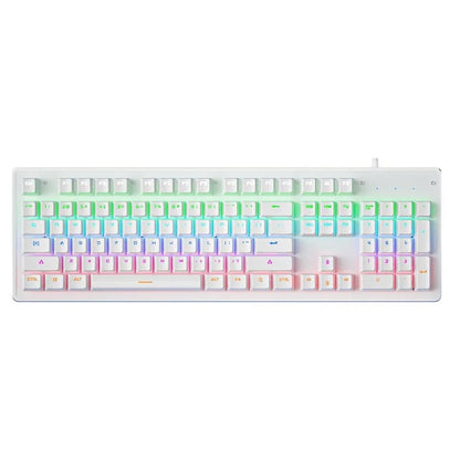 Cracked K880 Hot Swappable Mechanical Keyboard, Esports Game, Green Axis Office Computer Keyboard, Wired Mechanical Keyboard