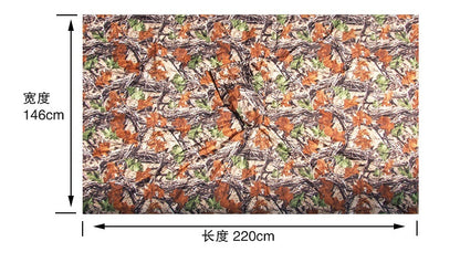 Camouflage Hiking Poncho – Waterproof Outdoor Raincoat