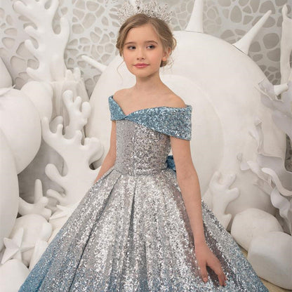 Girls long tail dress