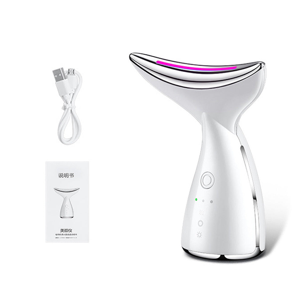 Neck Face Beauty Device LED Photon Therapy