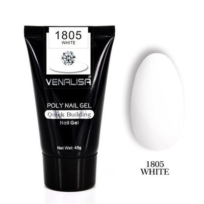 Venalisa Poly Nail Gel Kit - Transparent Crystal Camouflage Set