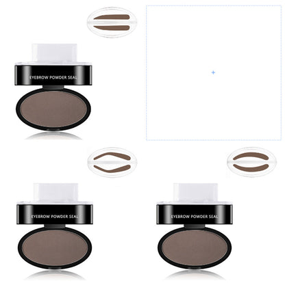 Eyebrow Stamp & Stencil Kit: Waterproof Tint for Professional Brow Enhancement
