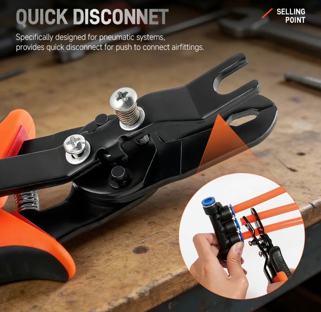 PushFit Air Hose Removal Tool