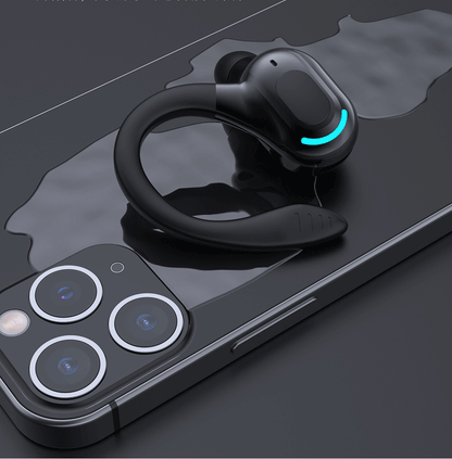 Ear hanging Bluetooth earphones Business single ear earphones Waterproof sports high endurance noise reduction