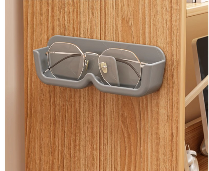 Glasses storage rack wall mounted non perforated decorative wall display sunglasses storage rack storage box