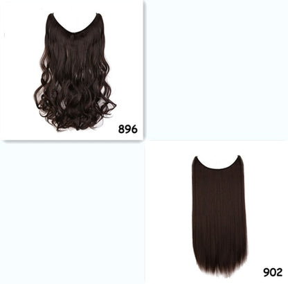 S-noilite 20" Invisible Wire Hair Extensions