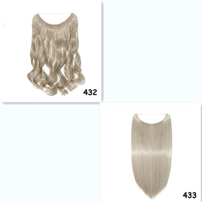 S-noilite 20" Invisible Wire Hair Extensions