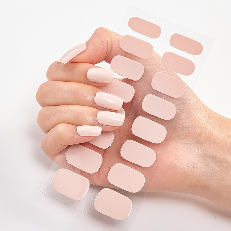 Waterproof Long Lasting Nail Stickers Letter Color