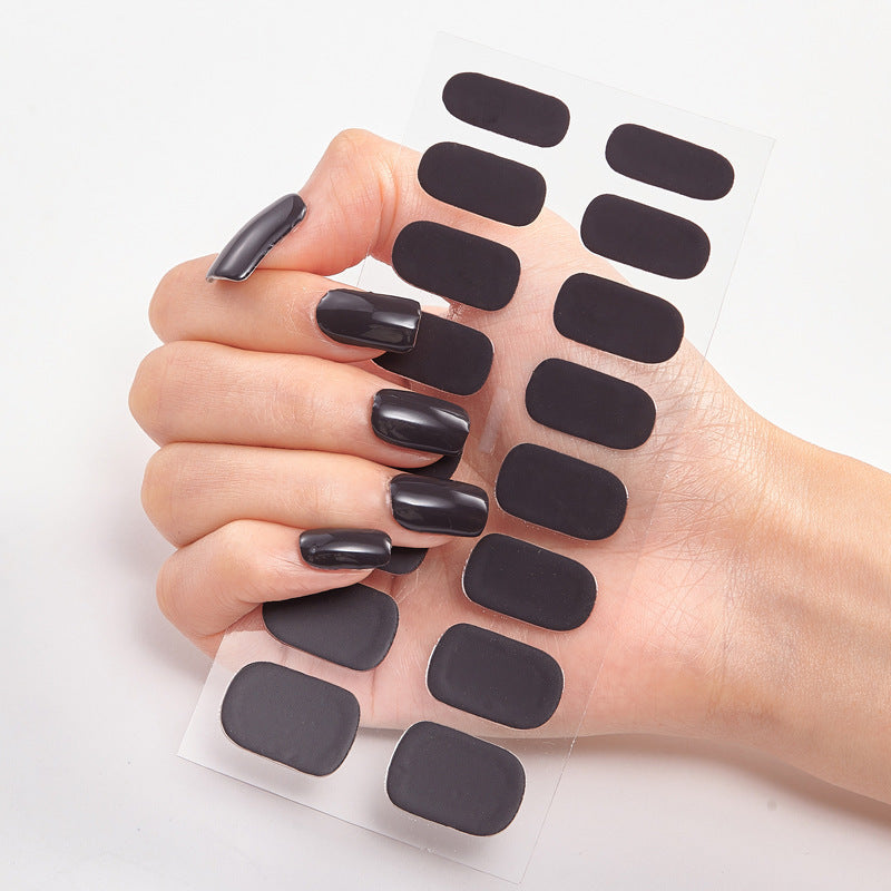 Waterproof Long Lasting Nail Stickers Letter Color