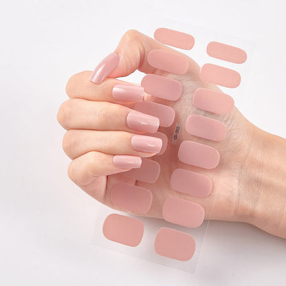 Waterproof Long Lasting Nail Stickers Letter Color