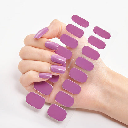 Waterproof Long Lasting Nail Stickers Letter Color
