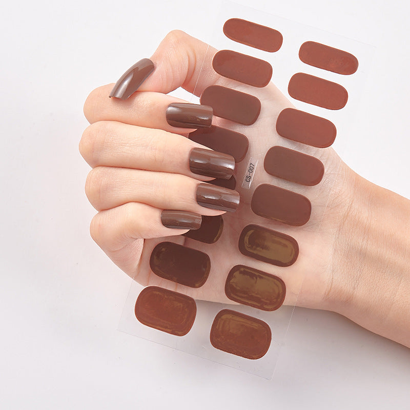 Waterproof Long Lasting Nail Stickers Letter Color