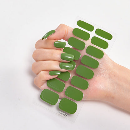 Waterproof Long Lasting Nail Stickers Letter Color
