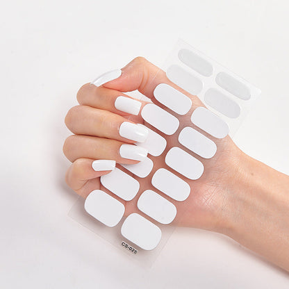 Waterproof Long Lasting Nail Stickers Letter Color