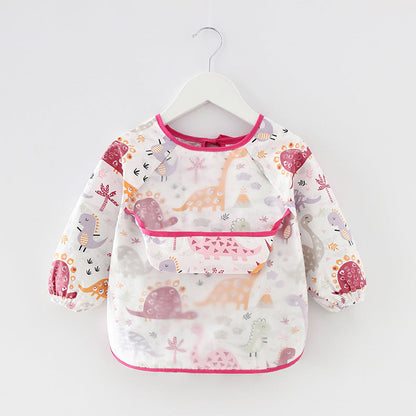 Baby Eating Clothes Apron Kid Gown Baby Bib Waterproof