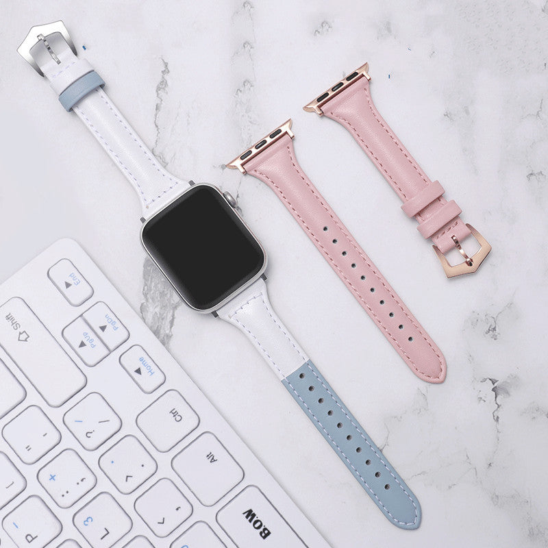 Leather Waist Wristband Watch Strap