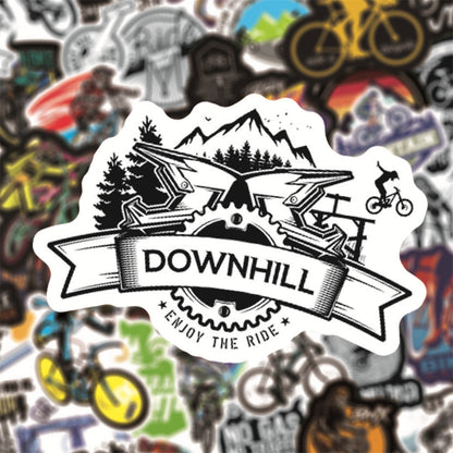 Mountain Cross-Country BikeTrolley Case Skateboard Refrigerator Notebook Stickers